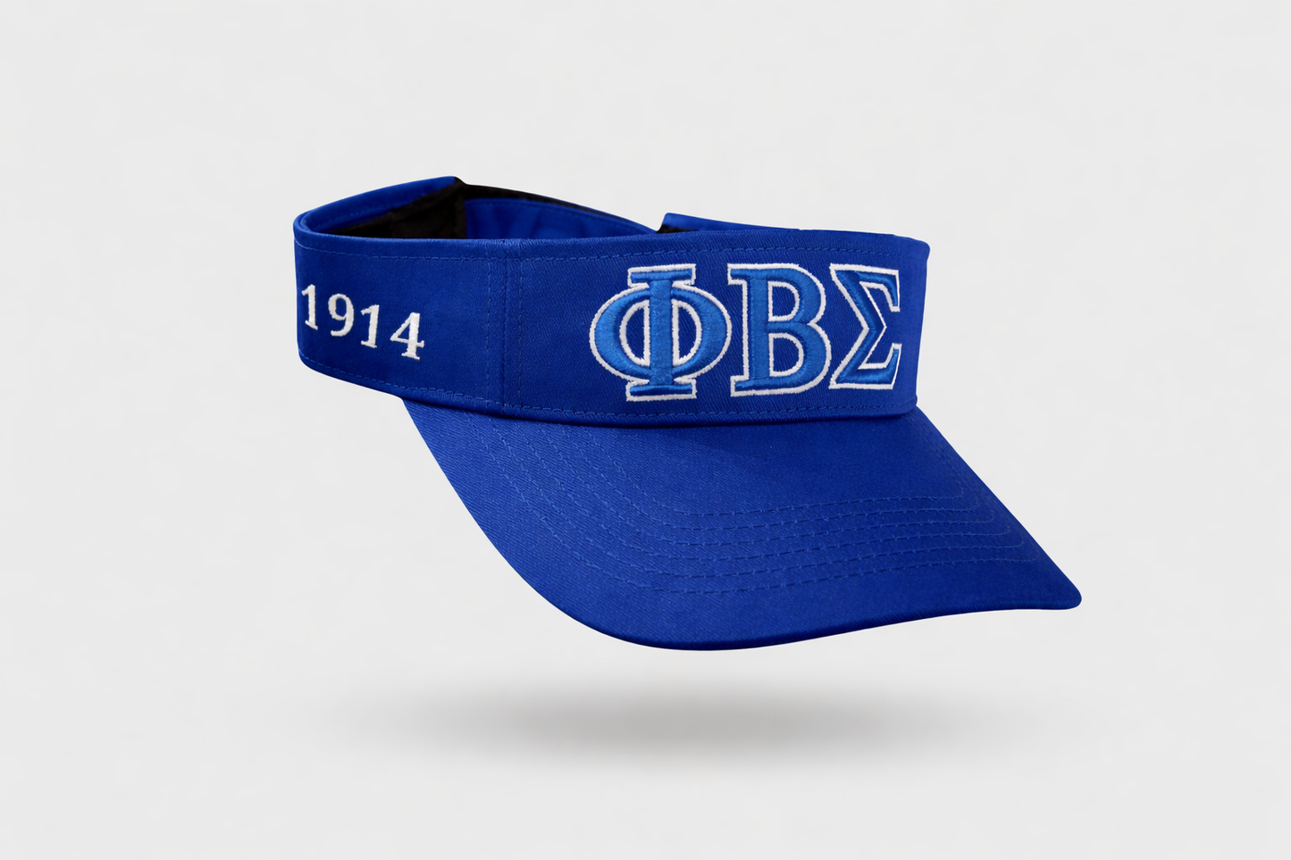 Blue 3D Embroidered Visor