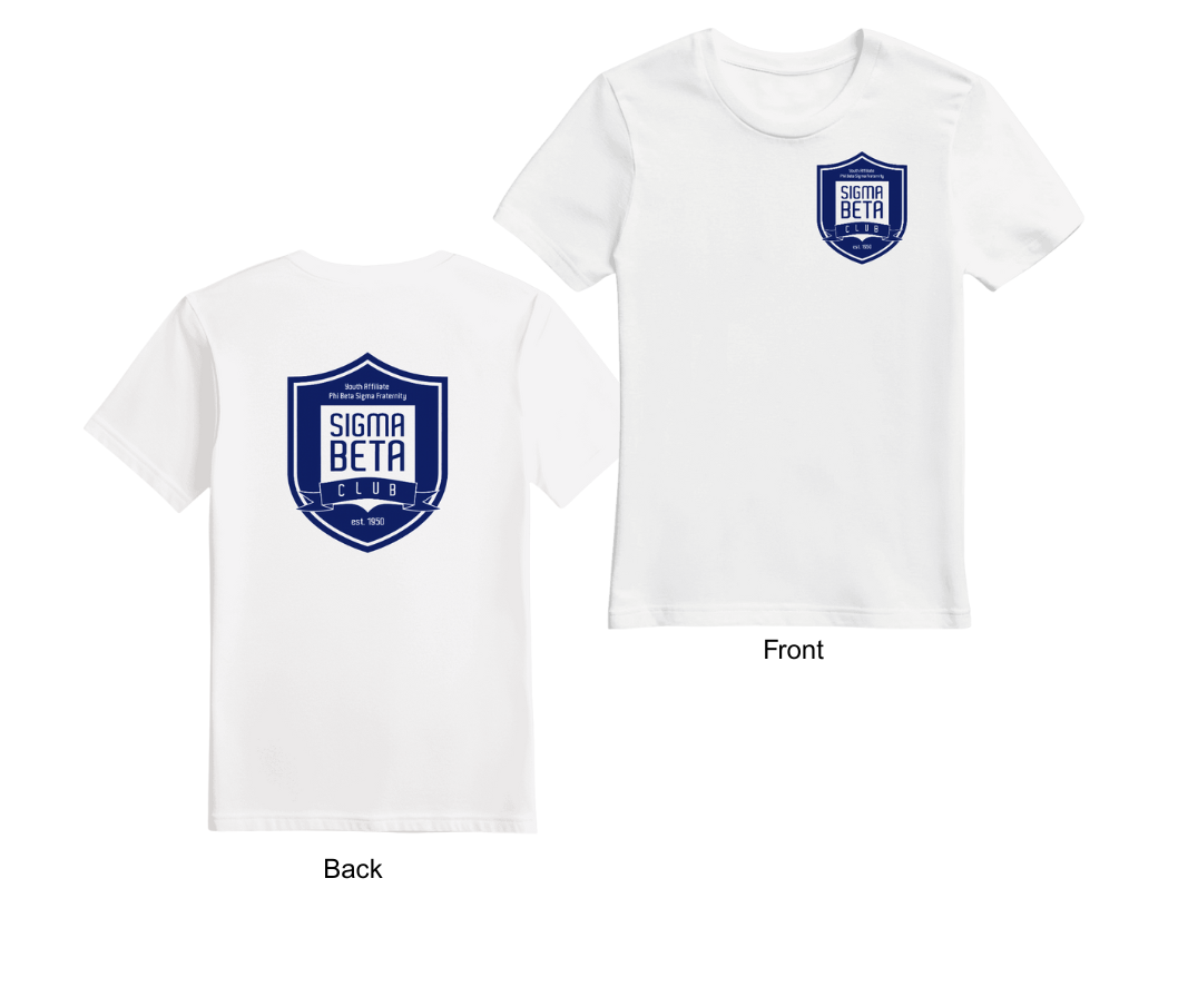 Sigma Beta Club Front/Back shield