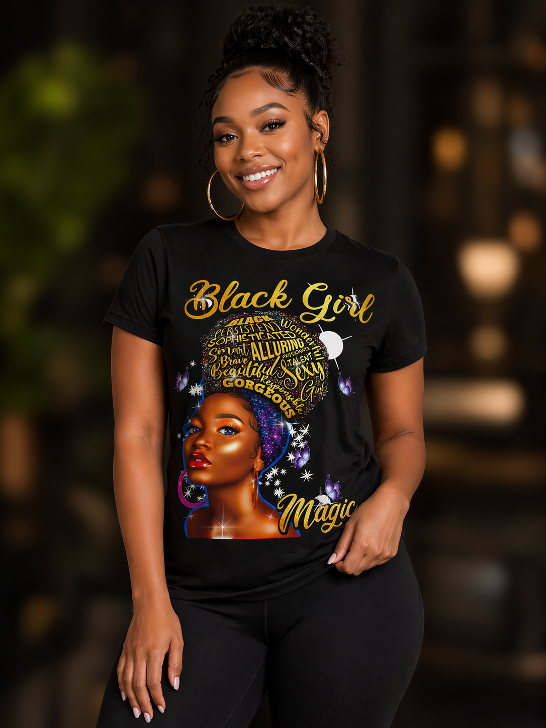 Black Girl Magic T-Shirt — Afrocentric Empowerment Graphic Tee